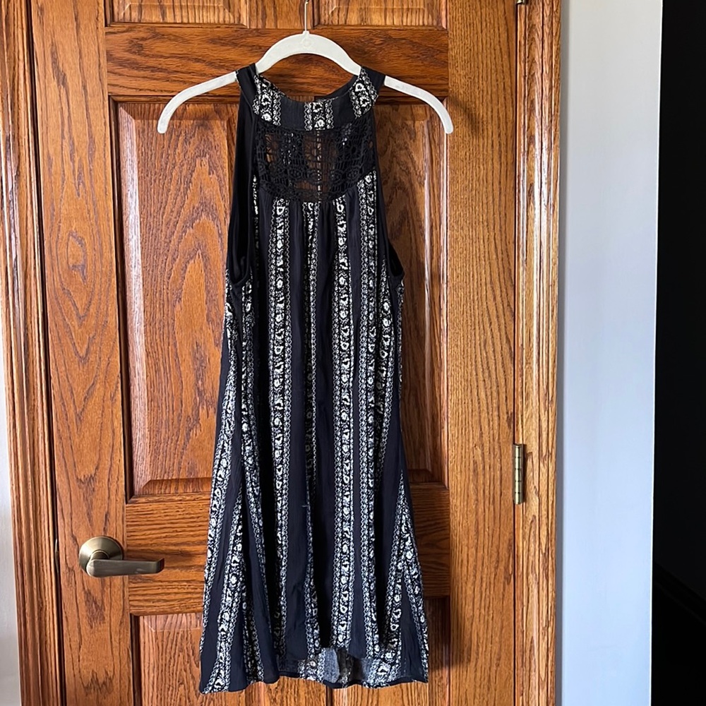 Black and white dress